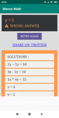 Manon Math Screen Shot 1