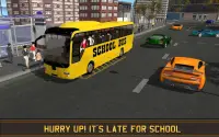 schoolbus ড্রাইভিং কাল্পনিক Screen Shot 4