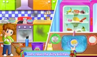 पूर्ण घर की सफाई | लड़कियों के लिए घर की सफाई खेल Screen Shot 19