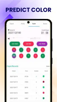 Colour prediction App - Earn Screen Shot 2