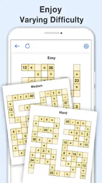 Math Crossword - Number Puzzle Screen Shot 1