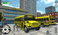 Virtual Kid High School Bus Driving simulator 2018 Screen Shot 0