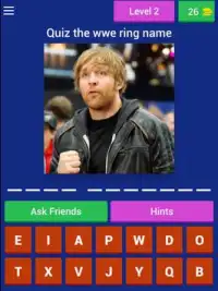 Quiz WWE ring name Screen Shot 6