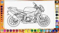 Pintar Motos - 48 Pra Colorir Screen Shot 0