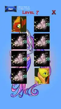 Unicorn Pony Memory Game Screen Shot 1