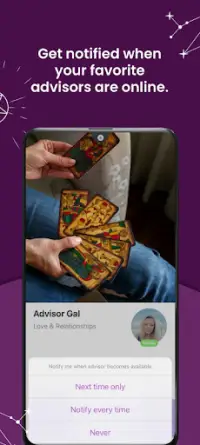 Zodiac Psychics: Tarot Reading Screen Shot 5