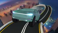 Impossible Cyber Truck: Stunt Jeep Car Drive 2020 Screen Shot 0