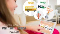 Vehicles Puzzle for Kids: Preschool Screen Shot 2