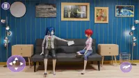 Anime Girl Virtual School Life Screen Shot 2