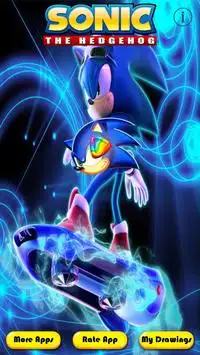 coloring Sonic Screen Shot 0