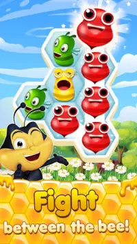 Candy Bee Match 3 Screen Shot 2