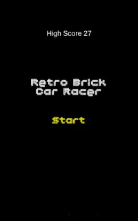 Retro Brick Car Racer Screen Shot 3