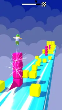 Cube Tower Surfer Color 3D Screen Shot 1