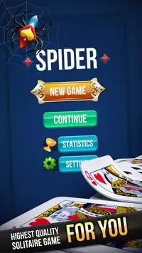 Spider Solitaire Screen Shot 2
