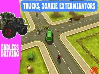 Crush zombies in this Truck driving simulator Screen Shot 9