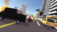 Blocky Moto Racing - 오토바이 라이더 Screen Shot 2