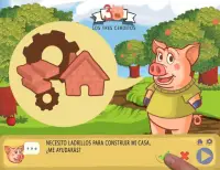 Drei kleine Schweine interaktive Geschichte Screen Shot 2