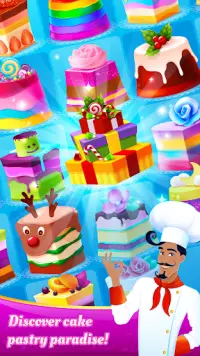 Fancy Cakes: Match & Merge Sweet Adventure Screen Shot 1