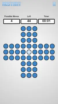 Peg Solitaire Free (Solo Noble) - A classic puzzle Screen Shot 2