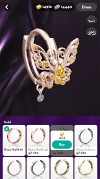 Jewelry Craft - Ring and jewelry design game! Screen Shot 1
