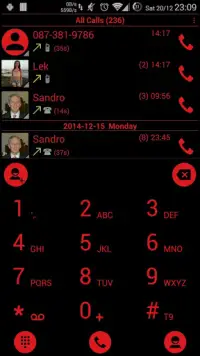 Theme for Drupe and RocketDial and ExDialer BRed Screen Shot 2