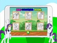 Pony Färbung Spiele für Mädchen Screen Shot 3