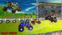 Monster Truck Jumping Stunt 3D Screen Shot 3