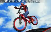 BMX Superhero Bicycle Stunts Screen Shot 0