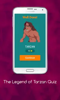 The Legend of Tarzan Quiz Screen Shot 1