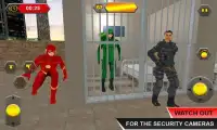 Incrível super velocidade heróis prisão escapar Screen Shot 4