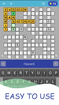 English Crossword puzzle Screen Shot 1