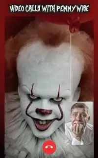 Pennywise Scary Clown Video Call Simulator Screen Shot 2