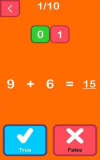 Mathe-Spiel - Hinzufügen, Subtrahieren, Zählen Screen Shot 3