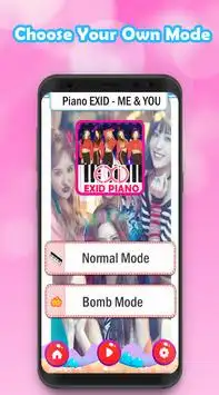 Piano EXID Game - Me & You Screen Shot 2