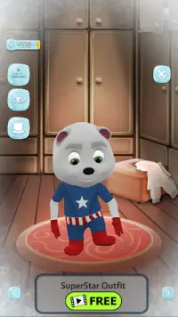 My Talking Bear Izzy - Virtual Pet Screen Shot 6