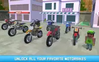 Mr. Blocky Moto Bike Driver SIM Screen Shot 4