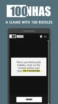 100NHAS: Game with 100 riddles Screen Shot 0