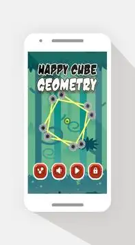 Happy Cube Geometry Screen Shot 0