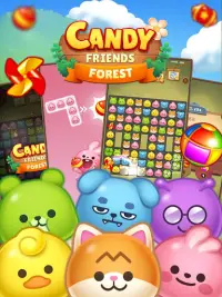Candy Friends Forest : Match 3 Puzzle Screen Shot 9