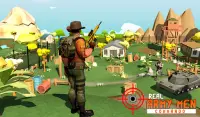 Real Army Men Commando Stars - Military Tank Games Screen Shot 7