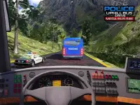 Police Uphill Bus Drive-Mega Bus Simulator Screen Shot 5
