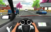 ट्रैफिक में कार रेसिंग Screen Shot 0