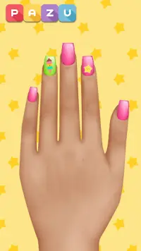 Meisjes nagelsalon - Manicurespellen voor kinderen Screen Shot 2