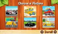 Cars Memory Jigsaw Puzzles Brain Games for Kids Screen Shot 1
