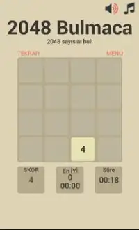 2048 Bulmaca Oyunu Screen Shot 1