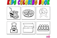 Kids Coloring Food Screen Shot 1