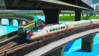 Railbus Поезд Вождение Игра Screen Shot 1