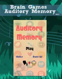 Brain games - Auditory Memory Screen Shot 0