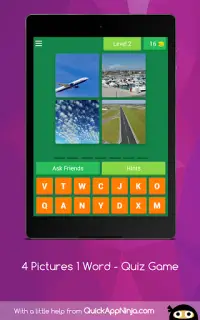 4 Pictures 1 Word - Quiz Game Screen Shot 16