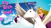 Princess Unicorn Sky World Run Screen Shot 4